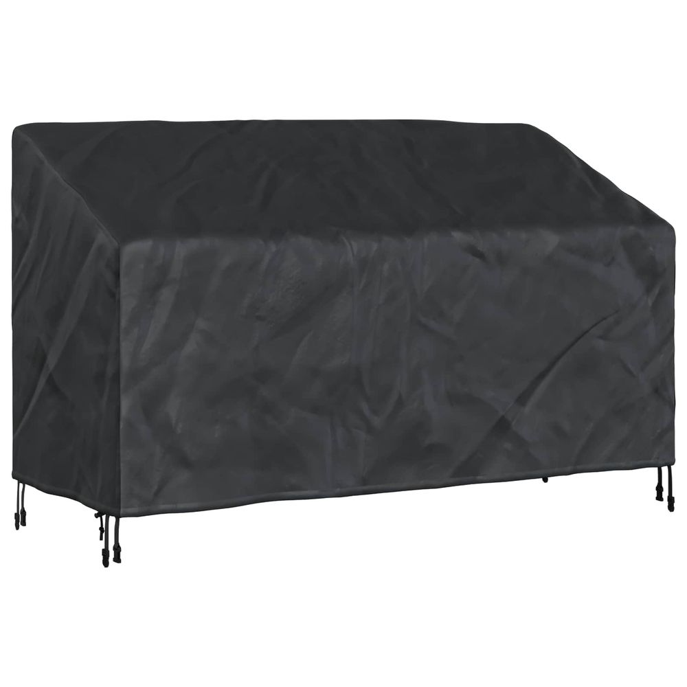 Housse de banc de jardin 165 x 70 x 65 / 94 cm tissu oxford 210d