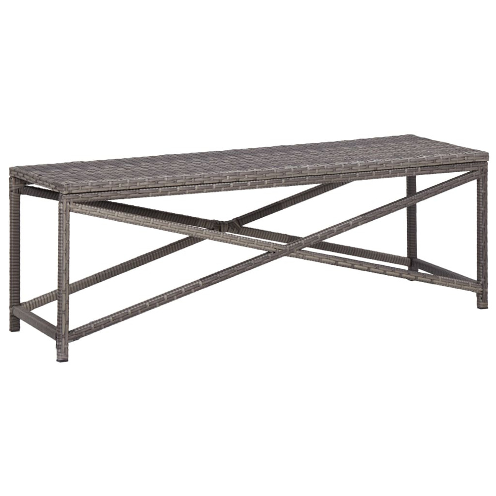 BANC DE JARDIN 120 CM RESINE T-(870000)