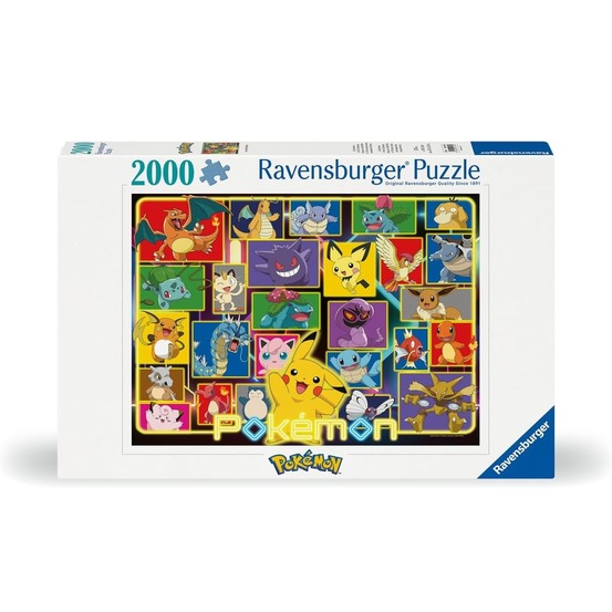 Puzzle pokémon lumineux 2000 pcs
