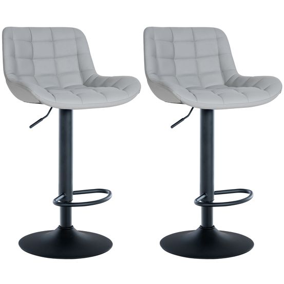 Lot de 2 tabourets de bar tover simili cuir