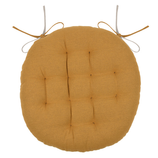 Lovely casa - galette de chaise ronde et bicolore