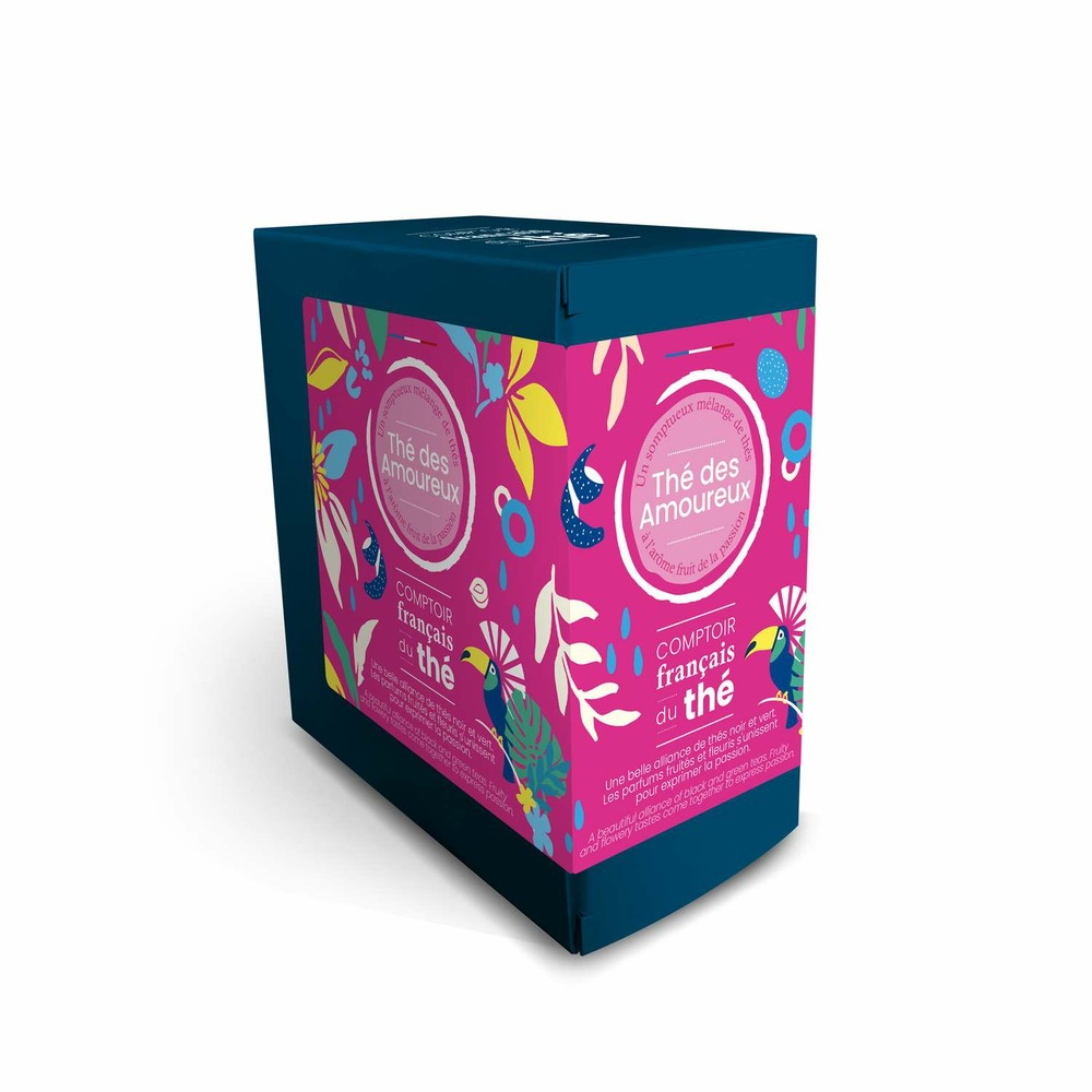 Thé des amoureux - 20 sachets - comptoir français du thé