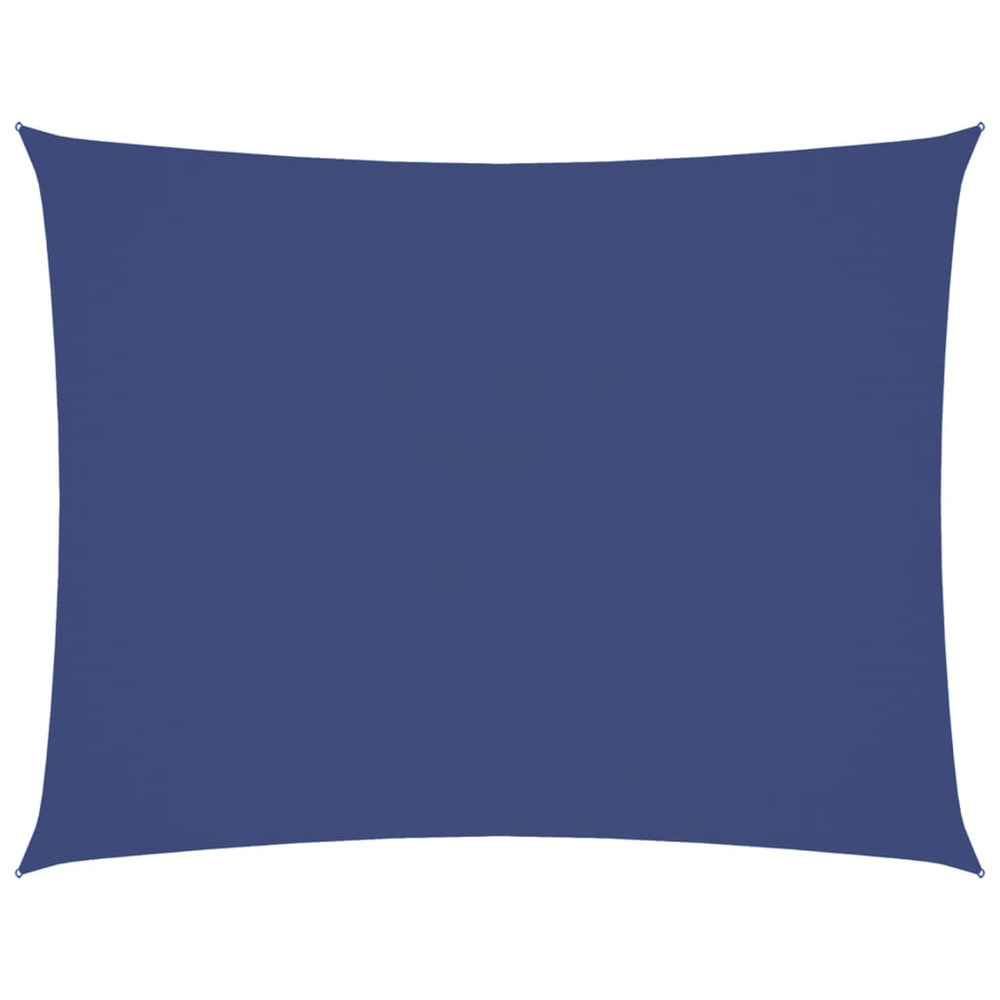 Voile de parasol tissu oxford rectangulaire 3,5x4,5 m bleu