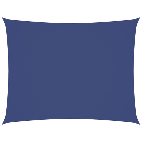 Voile de parasol tissu oxford rectangulaire 3,5x4,5 m bleu