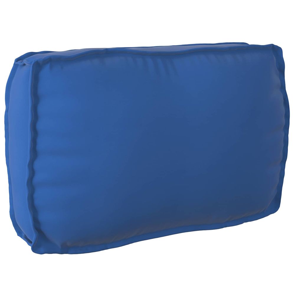 Coussin tissu oxford bleu royal 70 x 40 x 12 cm