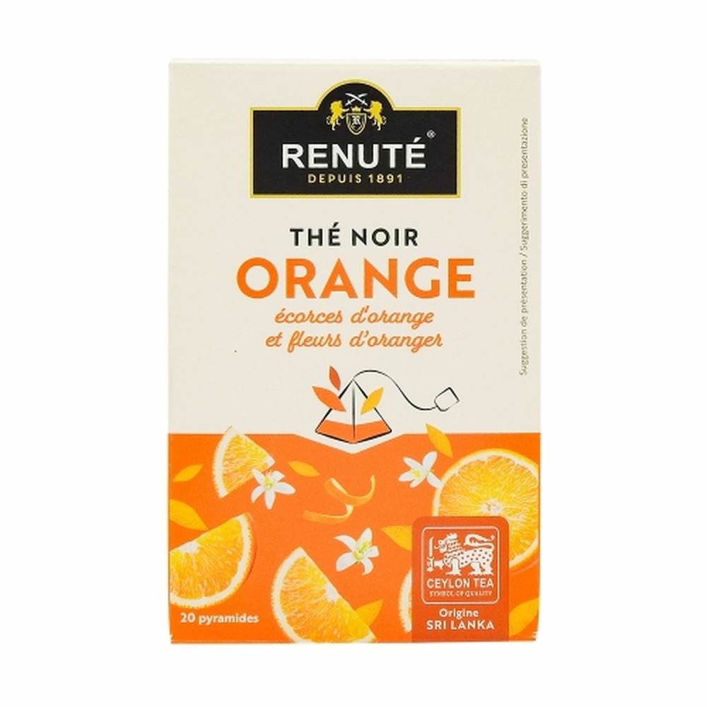 Thé noir à l'orange - 20 sachets - renuté