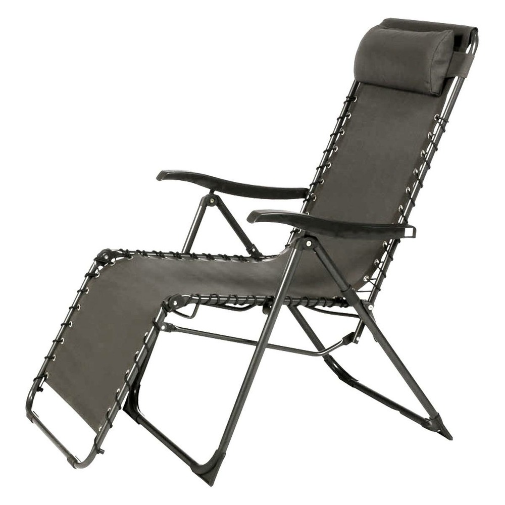 Fauteuil relax de jardin silos anthracite