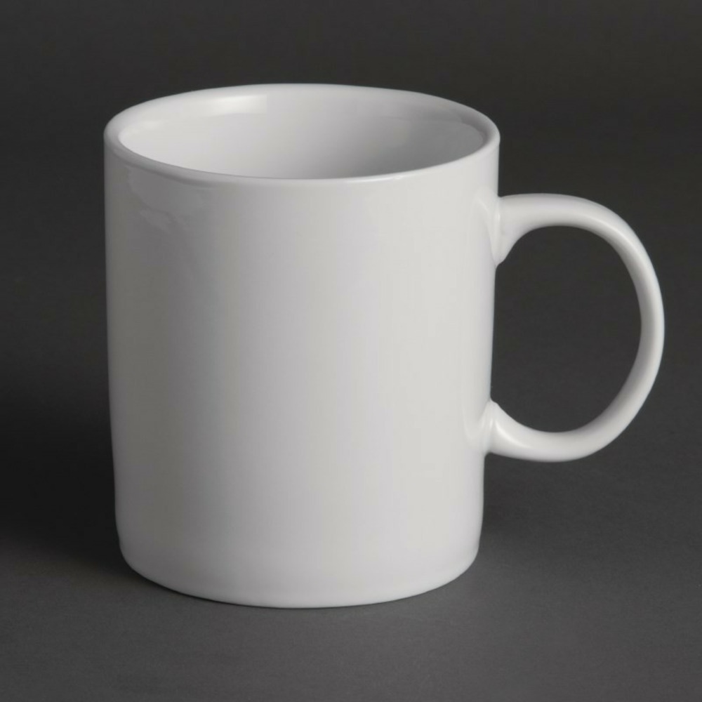 Grand mug blanc 483ml lot de 12 olympia