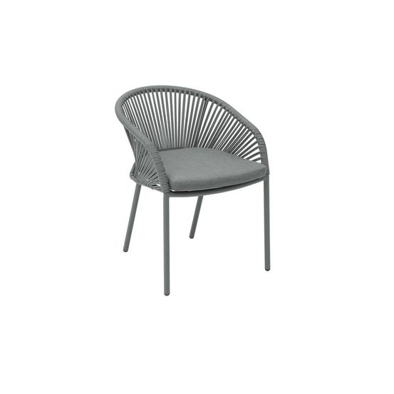 Fauteuil de jardin oryon empilable vert laurier
