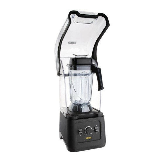 Blender professionnel de bar avec capot d'insonorisation bol 2,5 l - buffalo