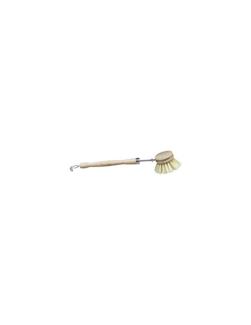 Brosse vaisselle bois ronde fibre naturelle - thomas