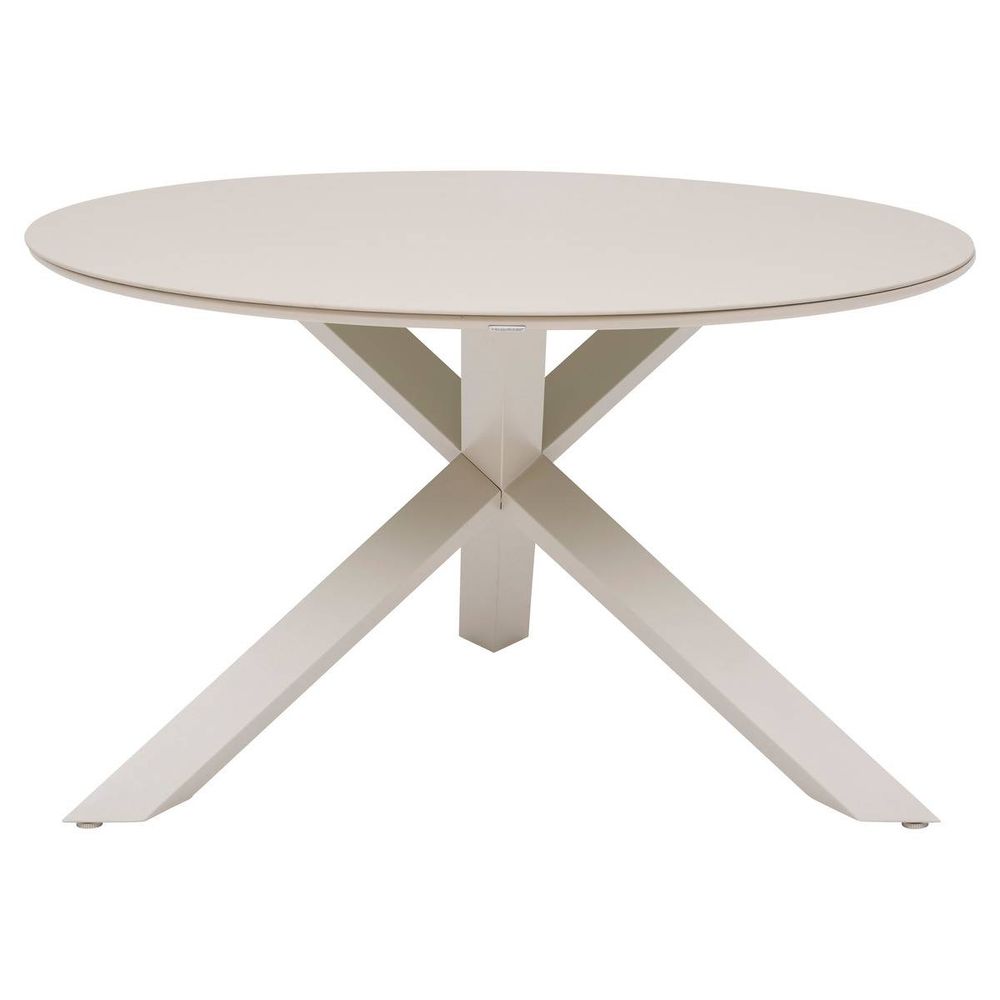 Table de jardin 6 places oryon d130cm argile