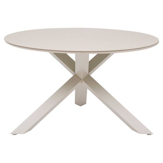 Table de jardin 6 places oryon d130cm argile
