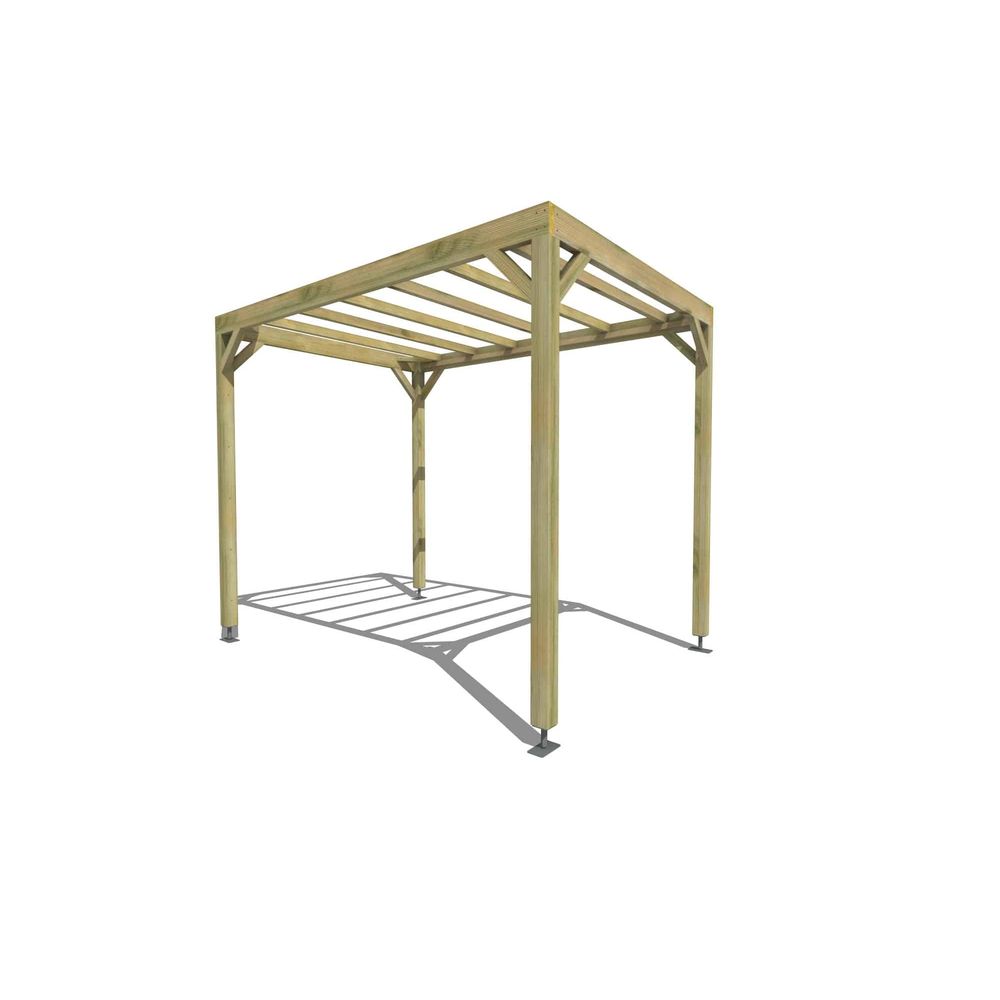 Pergola bois • 2m x 3m • indépendante • sens largeur • livraison comprise