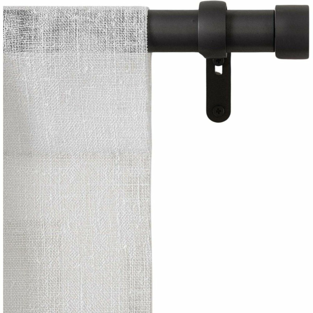Tringle à rideaux noir brossé cappa