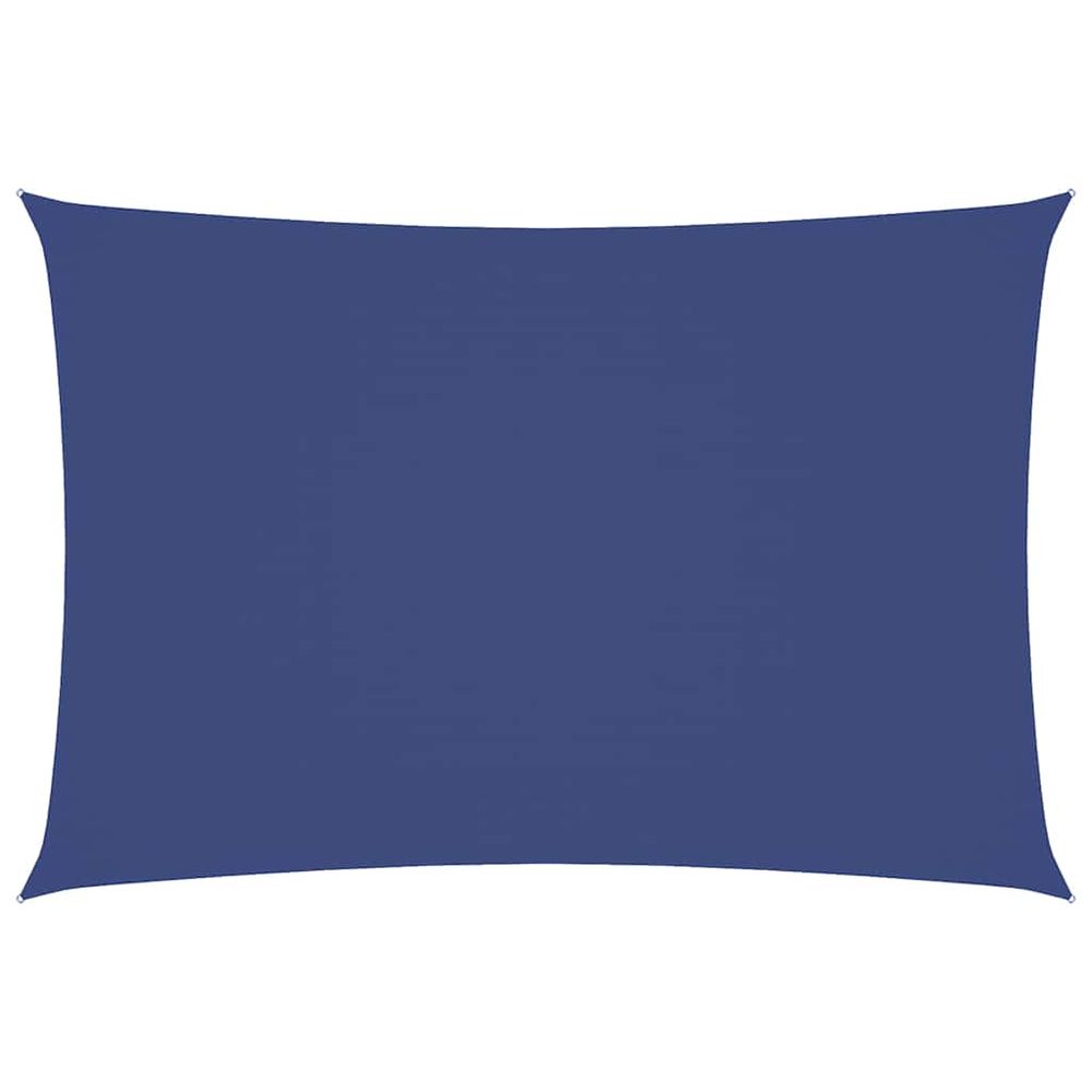 Voile de parasol tissu oxford rectangulaire 2,5x4,5 m bleu