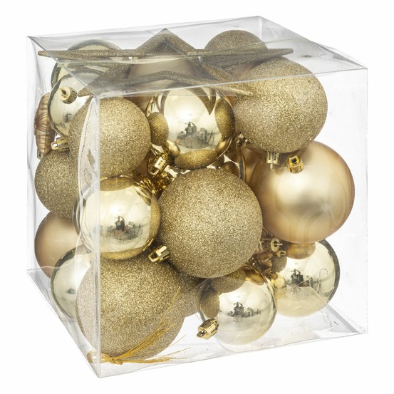 Coffrets décoration sapin de noël 35 pièces