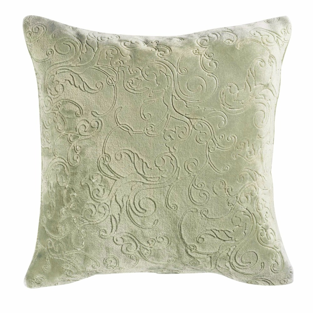 Housse de coussin flanelle collection baroco