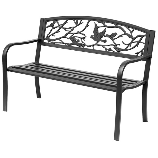 Banc 3 places de jardin style rural chic…
