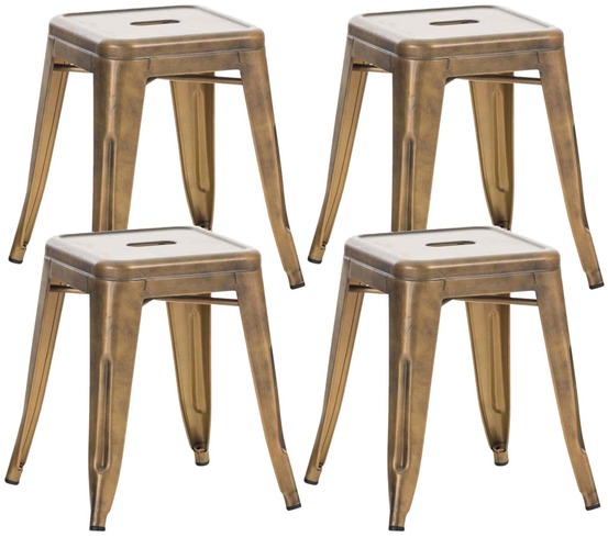 Lot de 4 tabourets armin