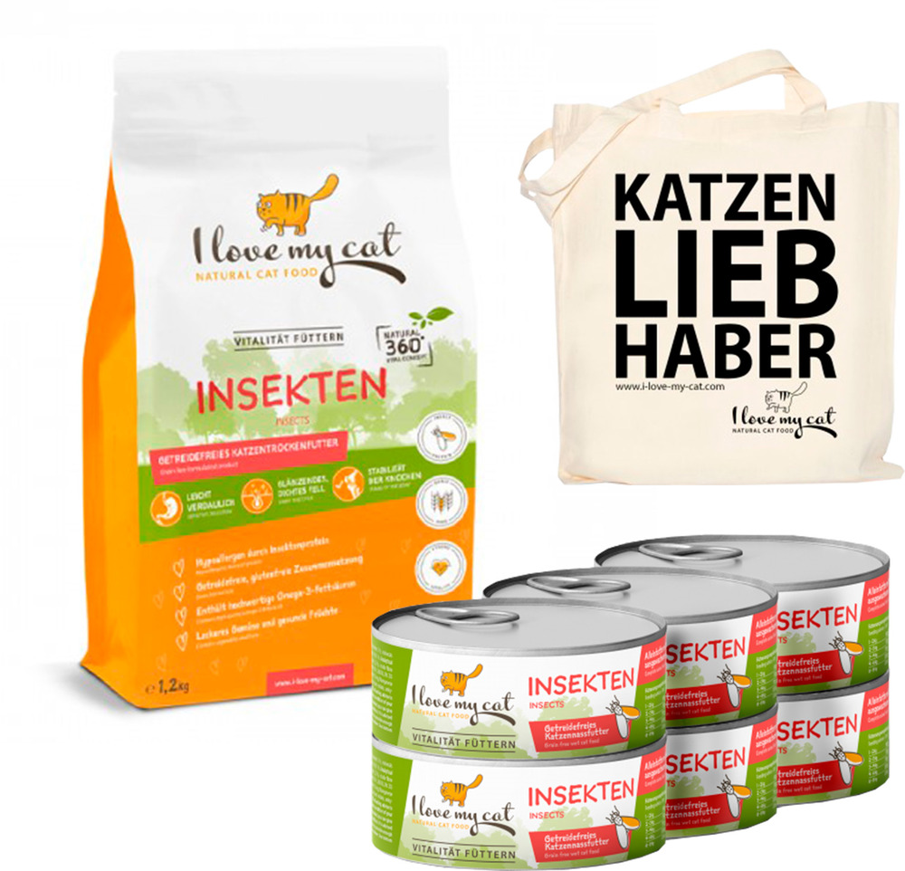 Kit de protéines d'insectes pour les chats