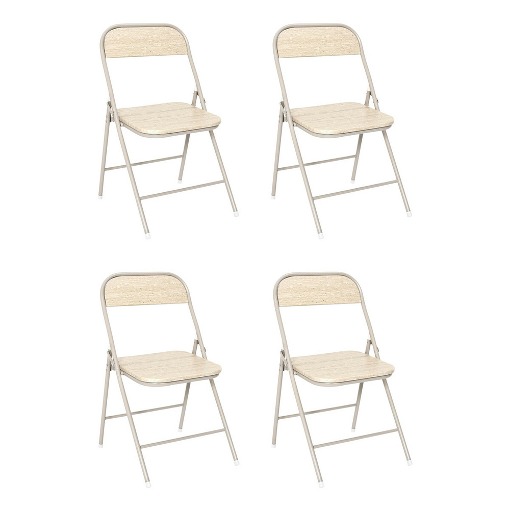 Lot de 4 chaises pliantes 