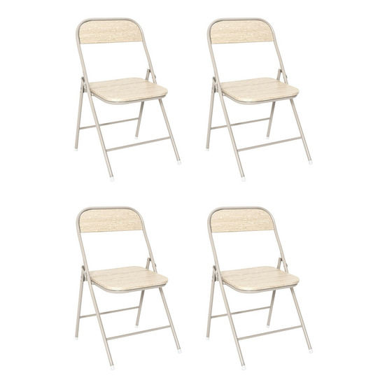 Lot de 4 chaises pliantes