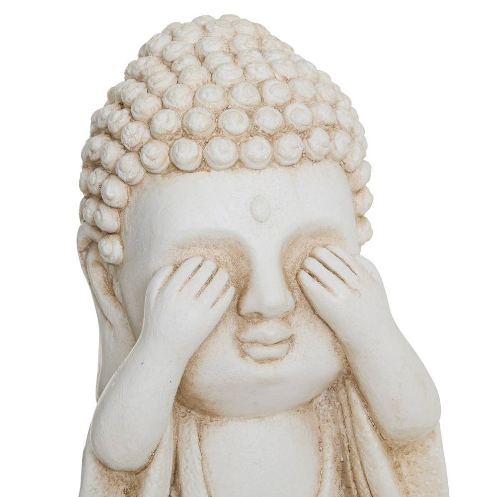 Statuette bouddha ilan blanc