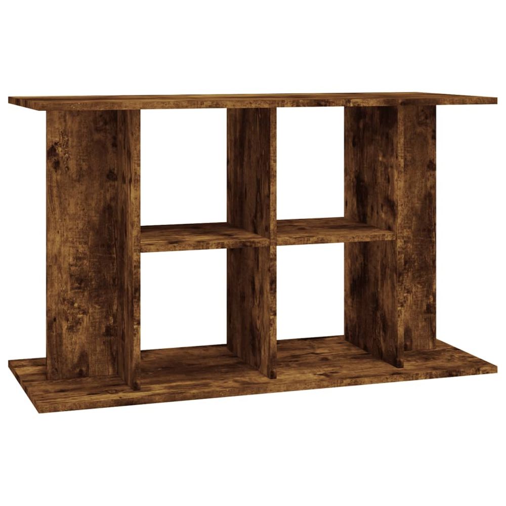 Support pour aquarium chêne fumé 100x40x60 cm bois d'ingénierie