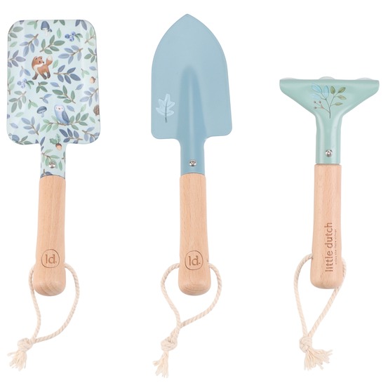 Outils de jardin bleu forest friends