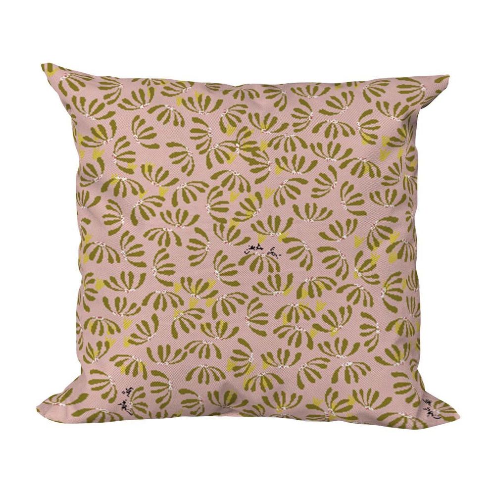 Coussin décoratif en tissu délicatesse 50 x 50 cm