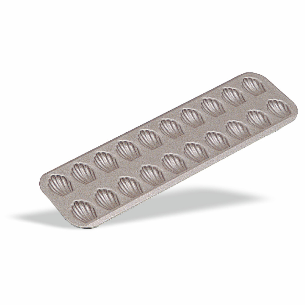 Plaque à pâtisserie pour 20 madeleines en acier - pujadas