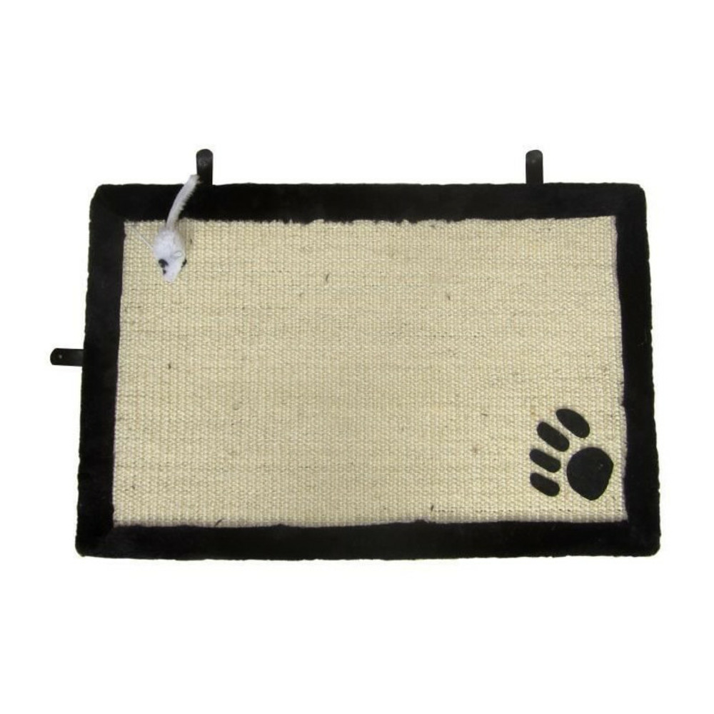Aime tapis griffoir avec jouet suspendu - 35 x 55 cm - pour chat