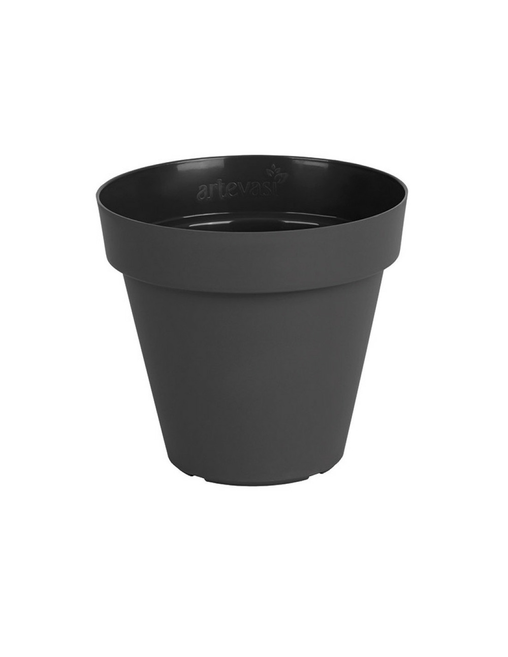 Pot de fleur capri 14cm gris anthracite - eda