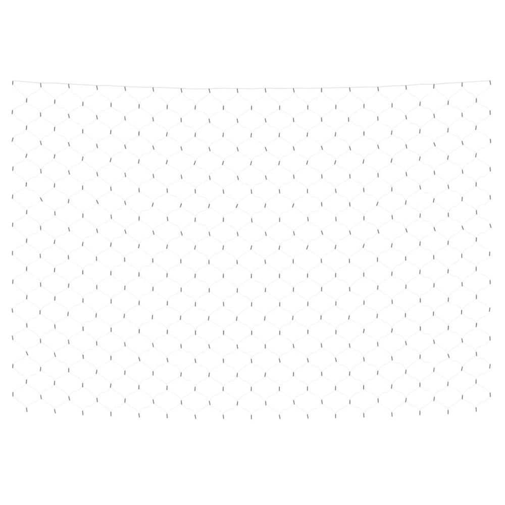 Filet lumineux blanc chaud de noël 3x2 m 204 led int/extérieur