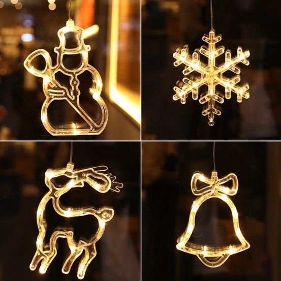 Guirlande lumineuse - néon bonhomme de neige