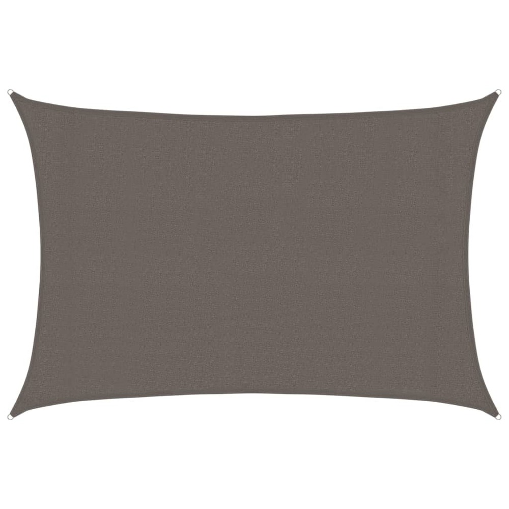 Voile d'ombrage 160 g/m² anthracite 3x4,5 m pehd