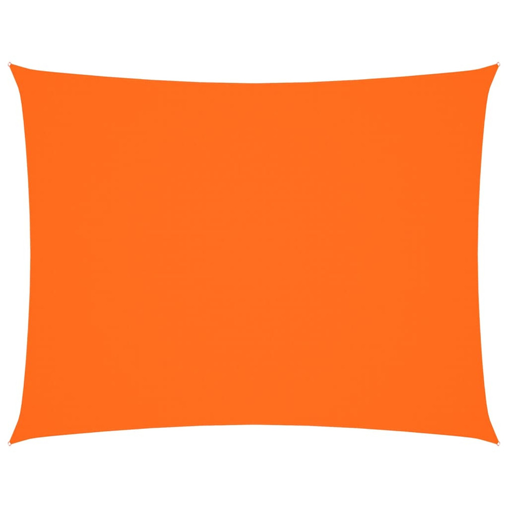 Voile de parasol tissu oxford rectangulaire 3,5x5 m orange