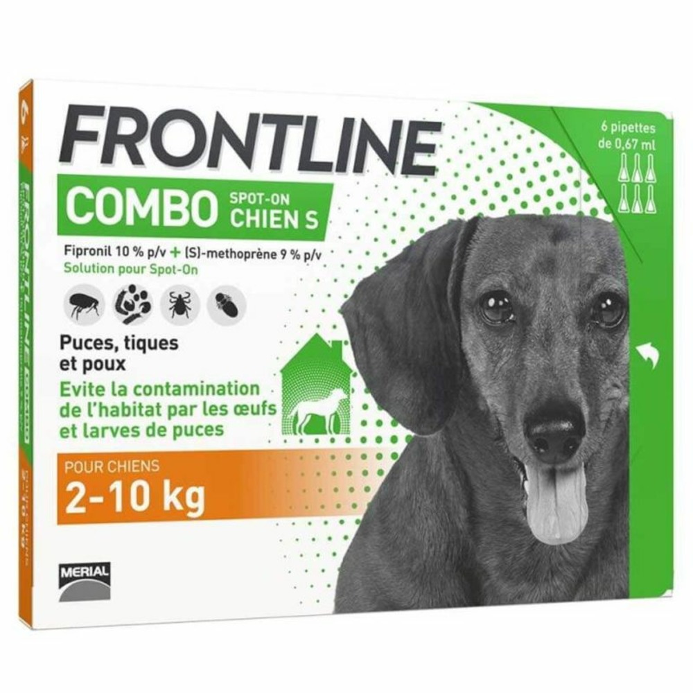 Frontline combo chien s (2-10 kg) - boehringer 6 pipettes