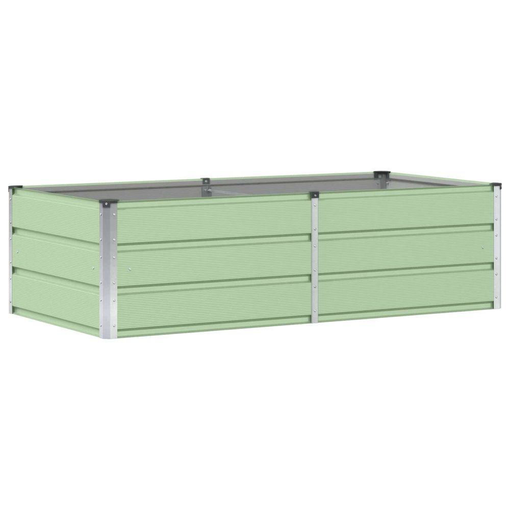 Jardinière vert 160 x 80 x 45 cm acier