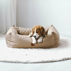 Animood -  lit pour chien maurice taille : l, couleur : cappucino, matière : kodura