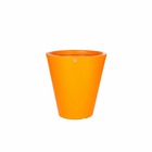 Pot de fleurs vase sans rebord papi - jaune moutarde - ø 800 mm – h 800 mm  -  volume 240 l