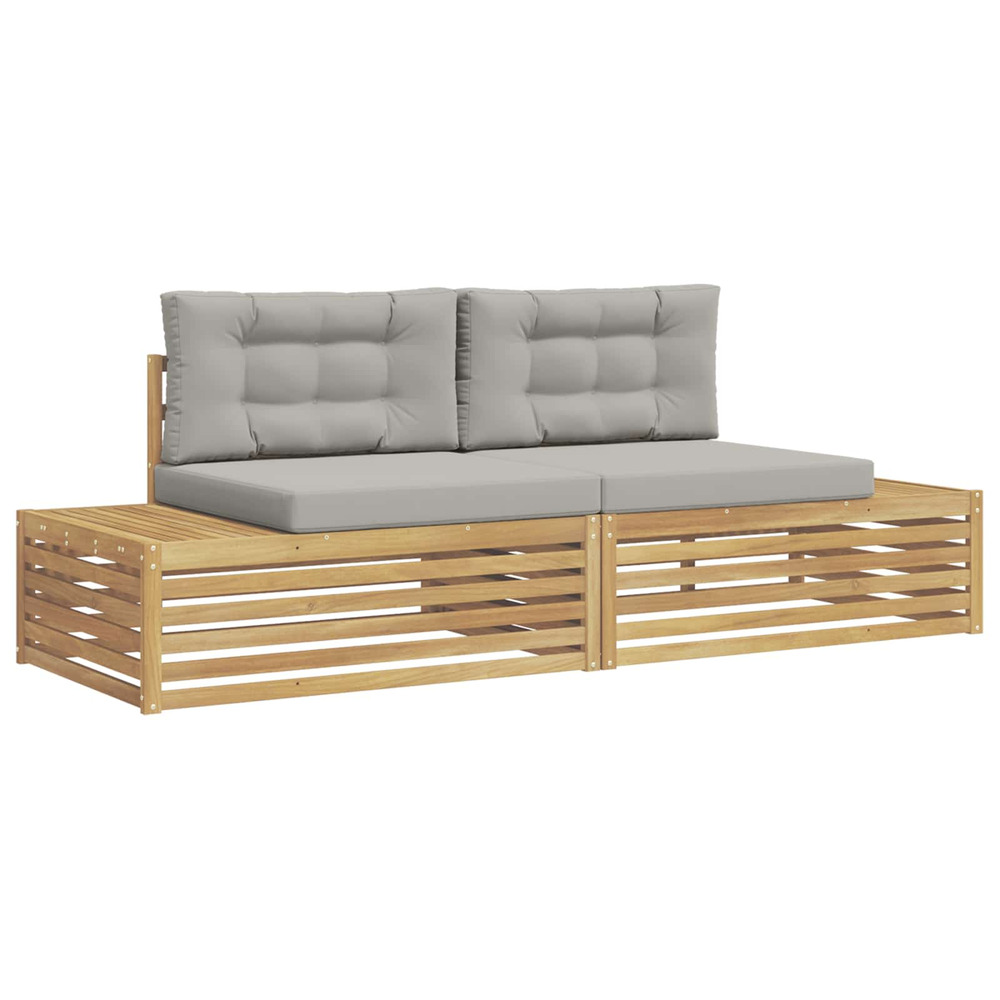Ensemble de canapés d'extérieur blanc 230,5 x 83 x 73 cm