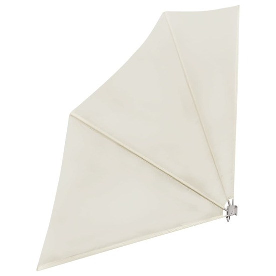 Auvent paravent store brise-vue latéral rétractable de patio jardin terrasse balcon protection visuelle écran 140 x 140 cm cr