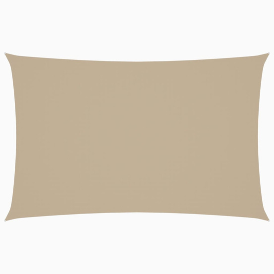Voile de parasol tissu oxford rectangulaire 2x4,5 m beige