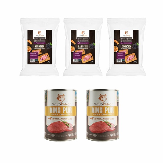 Wildfang - coffret gourmet adulte - aliments secs et humides - boeuf