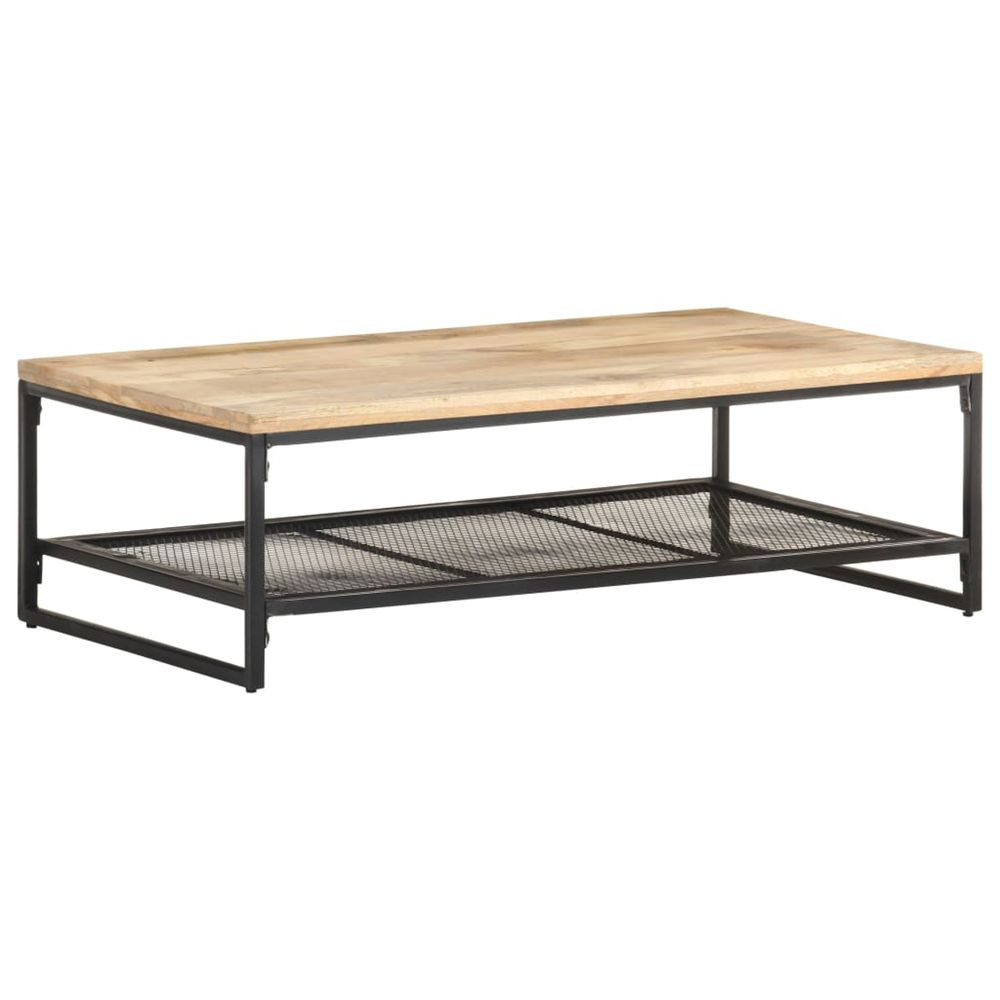 Table basse 110x60x35 cm bois de manguier massif
