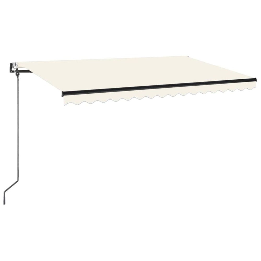 Auvent rétractable automatique 400x350 cm crème
