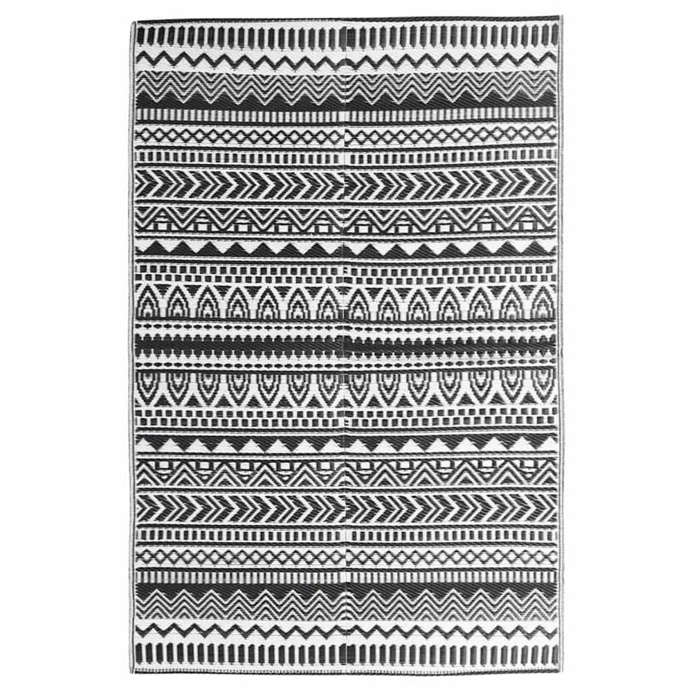 Tapis d'extérieur arakil noir 160x230 cm pp