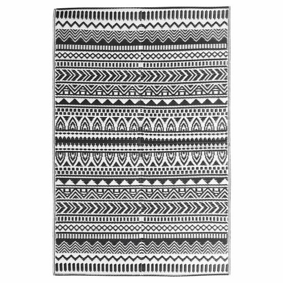 Tapis d'extérieur arakil noir 160x230 cm pp
